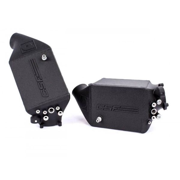 CSF Twin Charge Air-Cooler Intercooler Set for 2012-2019 BMW F1X M5 / M6 S63TU Crinkle Black