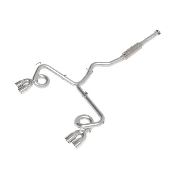 aFe Power Takeda 3in Stainless Steel Cat-Back Exhaust System for 2015-2021 Subaru WRX and STI Polished