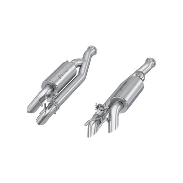 MBRP 2.5 Inch CAT Back Active Profile Quad Rear Exit Exhaust for 2019-2025 Mercedes G63 AMG