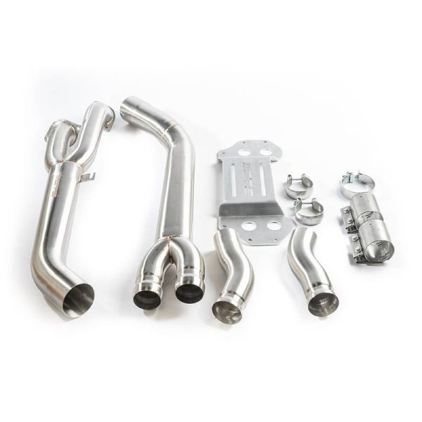 CTS Turbo Single Mid Pipe with Brace for BMW M3 / M4 / G Series S58