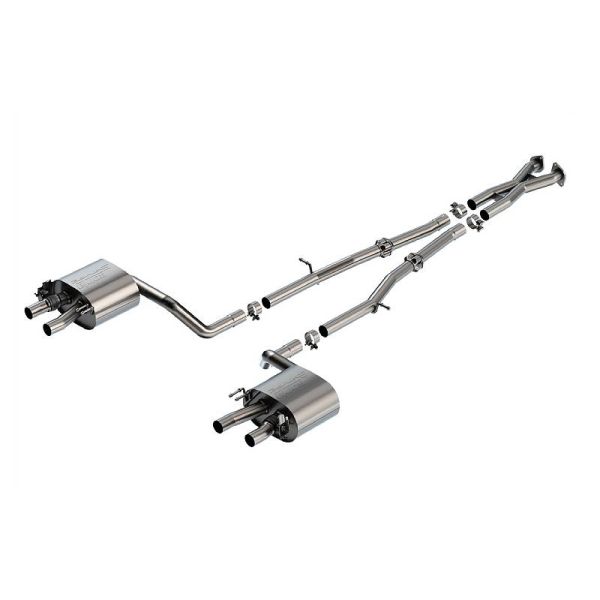 2022+ Stinger 3.3TT Borla S Type Active CAT Back Exhaust System