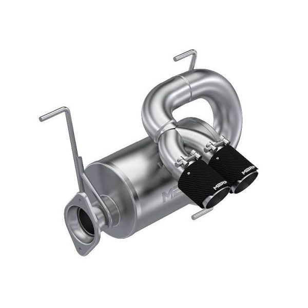 2022+ Polaris RZR Pro R MBRP Dual Exit Exhaust - Carbon Fiber Tips