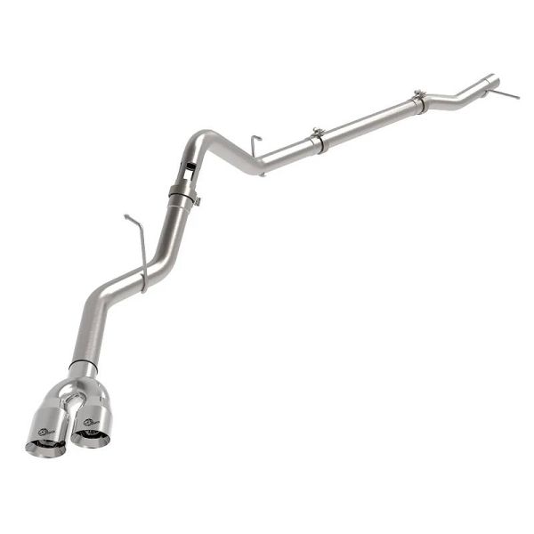 DPF Back Exhaust Rebel XD Series for 2023, 2024+ Chevy Silverado / GMC Sierra 3.0L LZO Diesel - Polished Tip