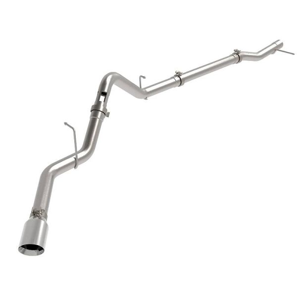 DPF Back Exhaust Large Bore HD 3" for 2023, 2024+ Chevy Silverado / GMC Sierra 3.0L LZO Diesel - Polished Tip