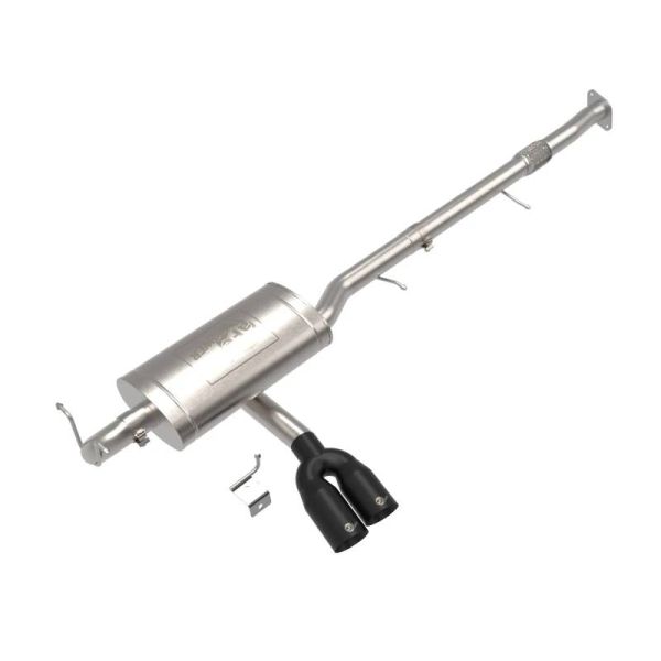 aFe Rebel Series 304SS CAT Back Exhaust for 2023-2025 Chevy Colorado and GMC Canyon 2.7T Black aFe Rebel Series 304SS CAT Back Exhaust for 2023-2025 Chevy Colorado and GMC Canyon 2.7T Black