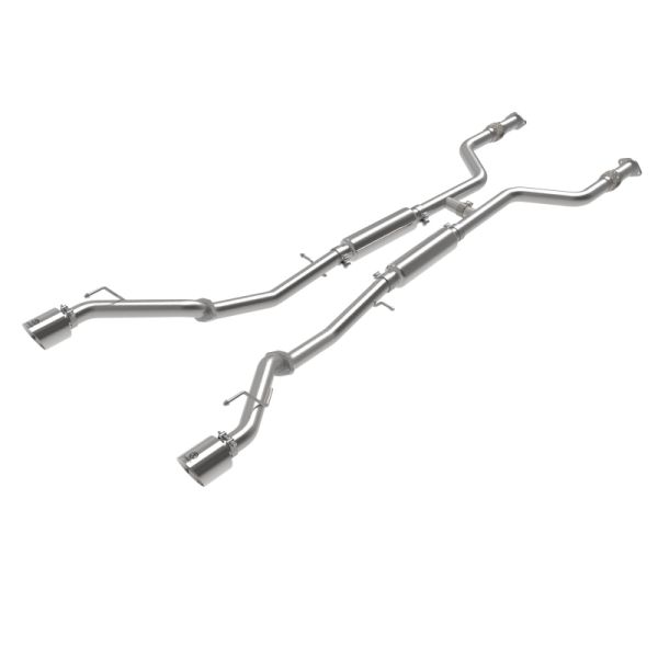 2023+ Nissan 400Z aFe Takada SS CAT Back Exhaust w- Polished Tips