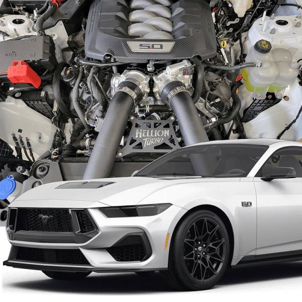 Street Sleeper Twin Turbo Kit for 2024 Up Ford Mustang GT / Dark Horse Coyote 5.0L
