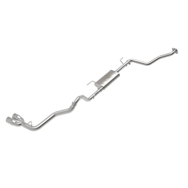 Vulcan Stainless CAT Back w- Dual Tips for 2024 and Up Toyota Tacoma 2.4L Turbo