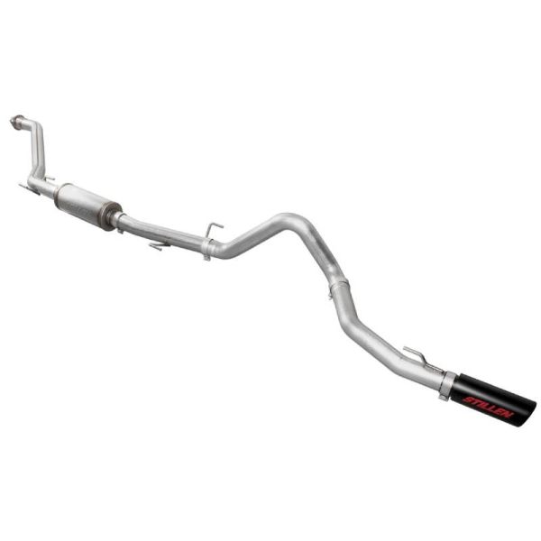STILLEN 3" Stainless Steel, CAT Back Exhaust for 2024 and Up Toyota Tacoma 2.4T Black