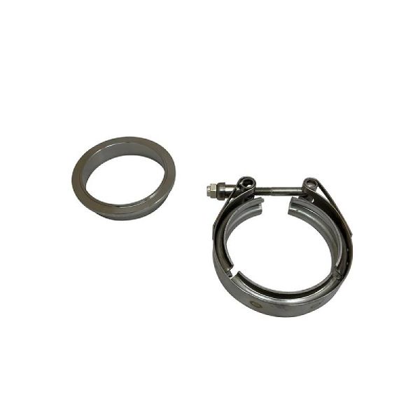 AGP Stainless vBand Turbine Housing Inlet Flange + Clamp 3.625" w- Step