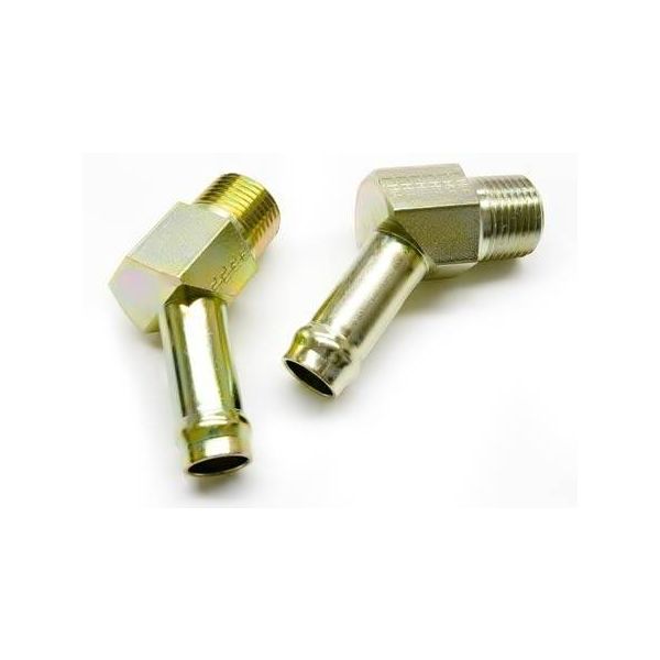 Oil Drain Fitting - 45 Degree 5/8" Hose by 1/2" NPT