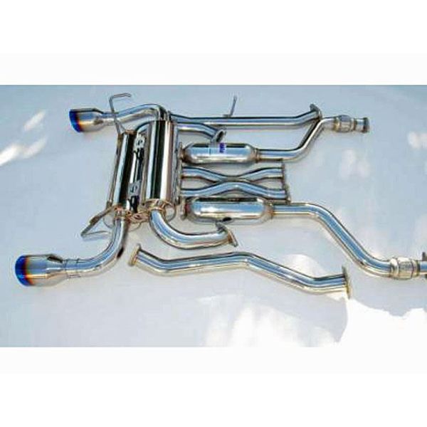 Invidia Gemini Single Layer Titanium Tip Cat Back Exhaust - 2 Dr - 60mm