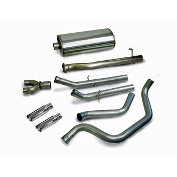 Corsa Performance Dual Rear Exit Catback with 4.0 Inch Tips - Sport Sound Level Corsa Performance Dual Rear Exit Catback with 4.0 Inch Tips - Sport Sound Level