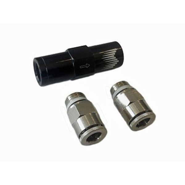 Snow Performance High Flow Water Check Valve Quick-Connect Fittings - for .25 Inch Nylon Line