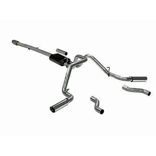 Flowmaster American Thunder Cat-Back Exhaust System for 2019-2021 GMC Sierra, 2019-2021 Chevy Silverado - 817853