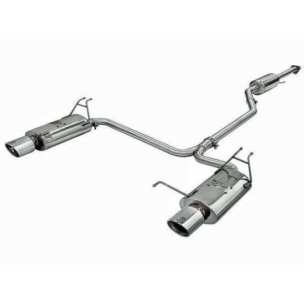 aFe POWER Takeda 2.25 Inch to 2 Inch 304 Stainless Steel Cat-Back Exhaust System