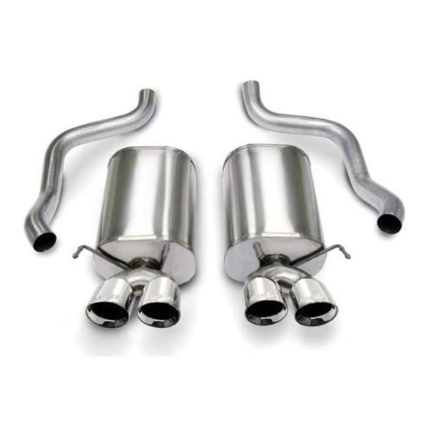 Corsa Performance Dual Rear Exit Axle-Back with Twin 4.5 Inch Tips - Sport Sound Level