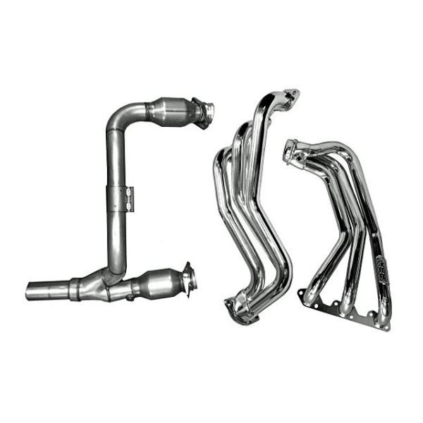 BBK Performance Long-Tube Headers with Cats - Ceramic Coated BBK Performance Long-Tube Headers with Cats - Ceramic Coated