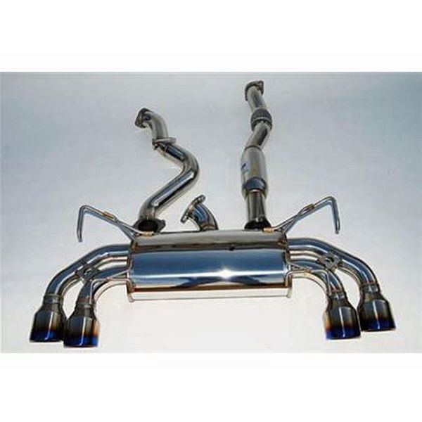 Invidia Q300 Dual Titanium Tip Cat-back Exhaust - 76mm - Hatchback