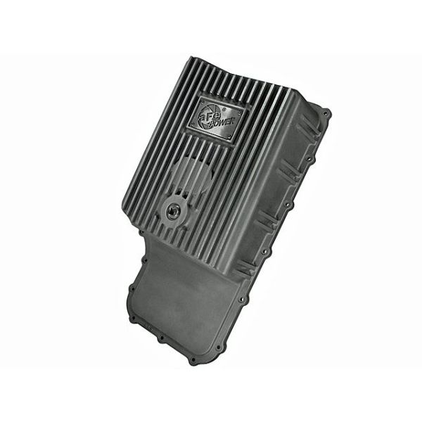 aFe Power Transmission Pan with Machined Fins