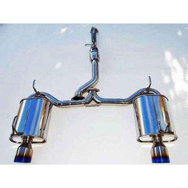 Invidia Q300 Dual Titanium Tip Cat Back Exhaust - 70mm