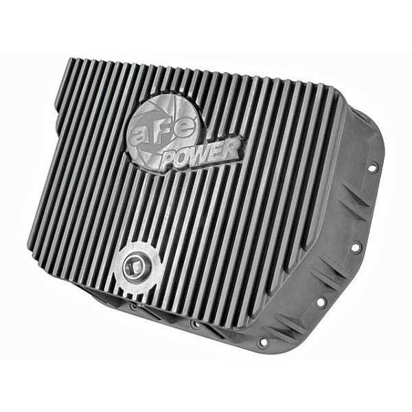 aFe Power Transmission Pan with Machined Fins aFe Power Transmission Pan with Machined Fins