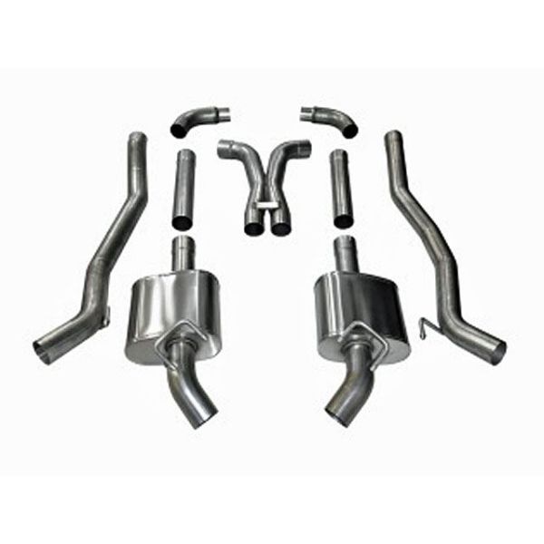 Corsa Performance Dual Rear Exit Catback plus X-Pipe - Xtreme Sound Level - Factory GFX ONLY