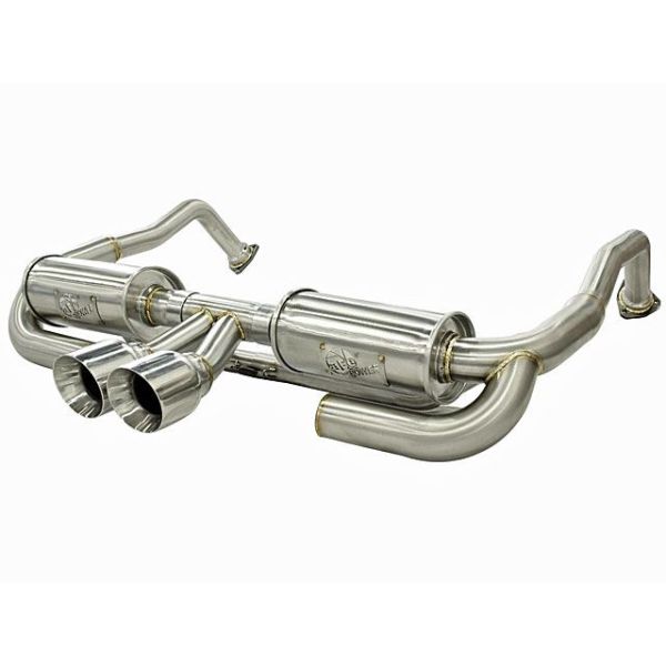 aFe POWER MACH Force-Xp 2 Inch to 2.5 Inch 304 Stainless Steel Cat-Back Exhaust System