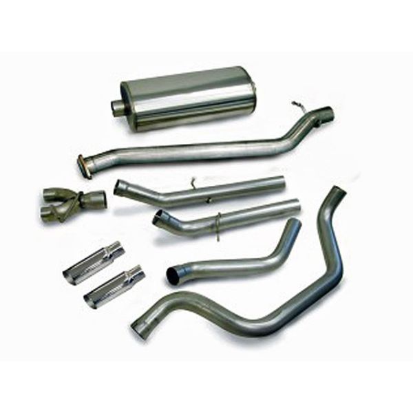Corsa Performance Dual Rear Exit Catback with 4.0 Inch Tips - Sport Sound Level Corsa Performance Dual Rear Exit Catback with 4.0 Inch Tips - Sport Sound Level