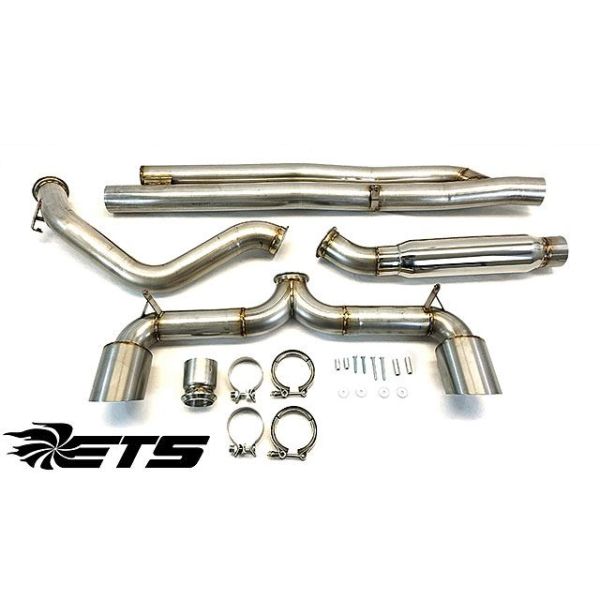 ETS Extreme Exhaust System - No Mufflers for 2016+ Ford Focus RS