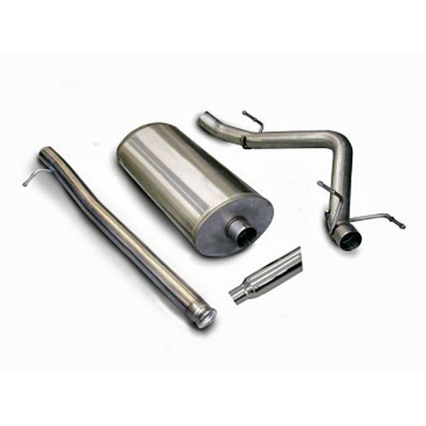 Corsa Performance Single Side Exit Catback with 4.0 Inch Tip - Sport Sound Level