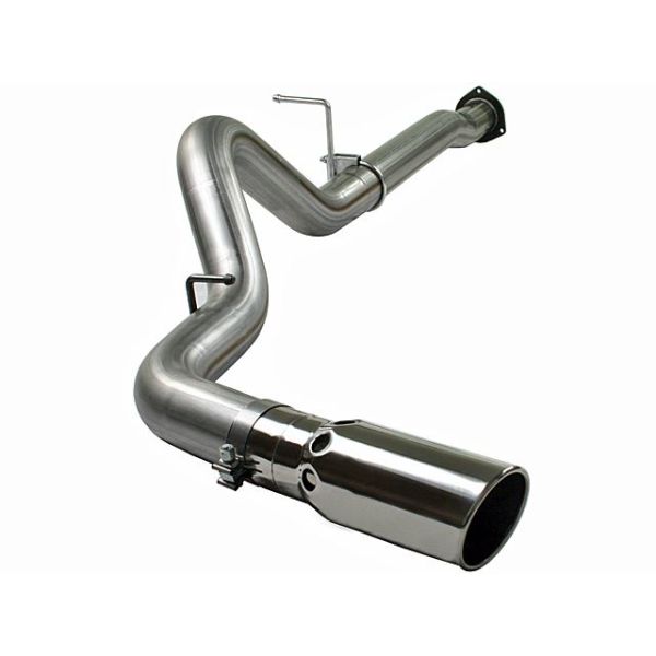 aFe Power Large Bore-HD 4 Inch 409 Stainless Steel DPF-Back Exhaust System