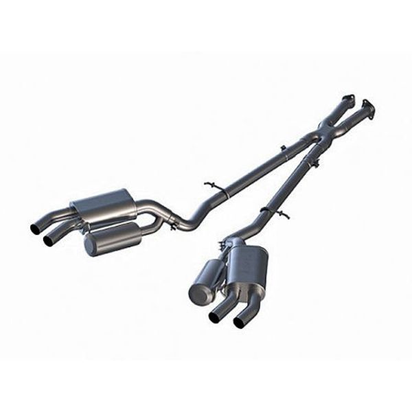MBRP Cat-Back Exhaust System - Dual Rear Exit - Aluminized MBRP Cat-Back Exhaust System - Dual Rear Exit - Aluminized