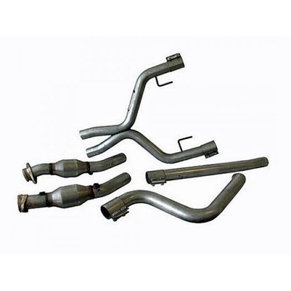 BBK Performance True Dual Cat Back Exhaust Conversion Kit With X pipe