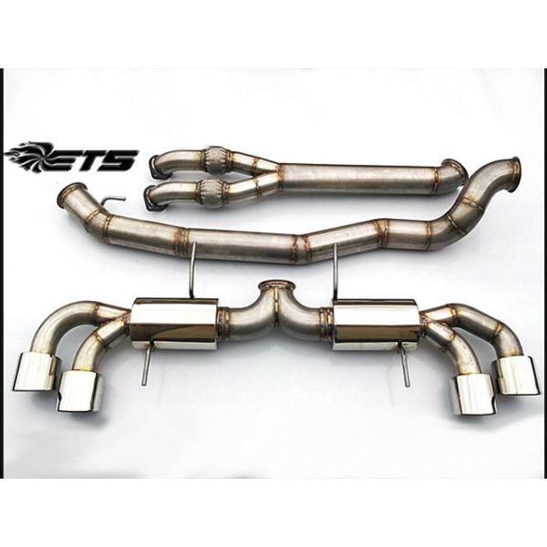 ETS 4" Stainless Steel Exhaust System w- Y Pipe for 2008-2019 Nissan Skyline R35 GTR
