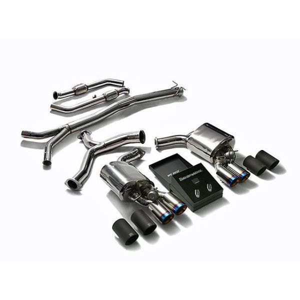 Armytrix Valvetronic Catback Exhaust System for BRABUS Diffuser for 2015-2021 Mercedes-Benz C43 AMG/C450 AMG - MBC4Q-QS11C, MBC4Q-QS11B, MBC4Q-QS11M