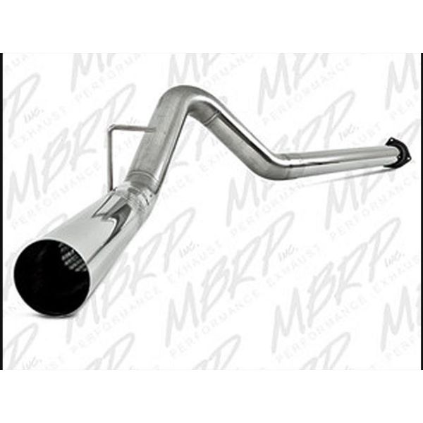 MBRP 4" Filter Back Single No Muffler - T409 for 2011-2014 Ford Powerstroke 6.7L - S6287SLM