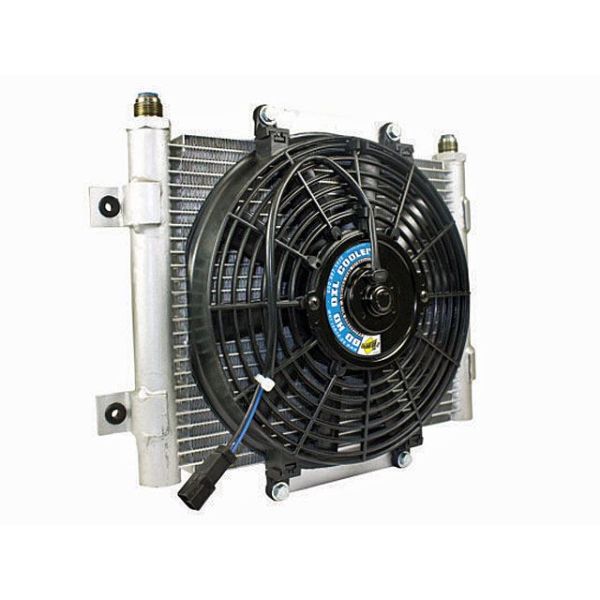BD Diesel Xtrude Core Heavy Duty Trans Cooler with Fan and -10 JIC Male Connection