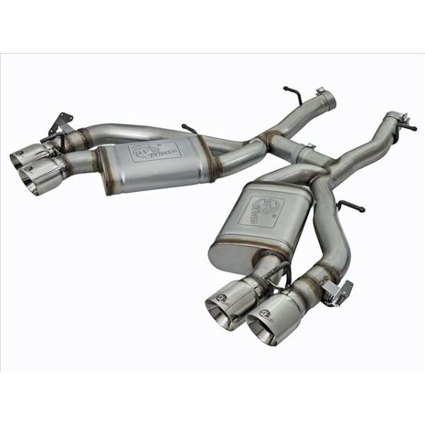 aFe Power MACH Force-Xp 3 Inch 304 Stainless Steel Axle-Back Exhaust System