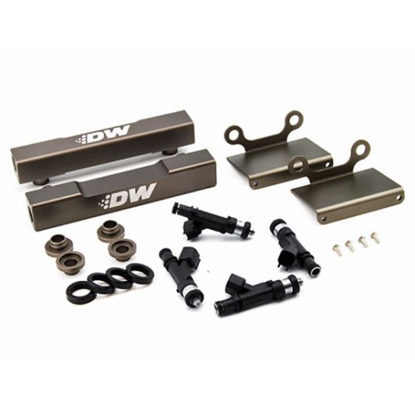 DeatschWerks Side Feed to Top Feed Fuel Rail Conv Kit with 1000cc Injectors