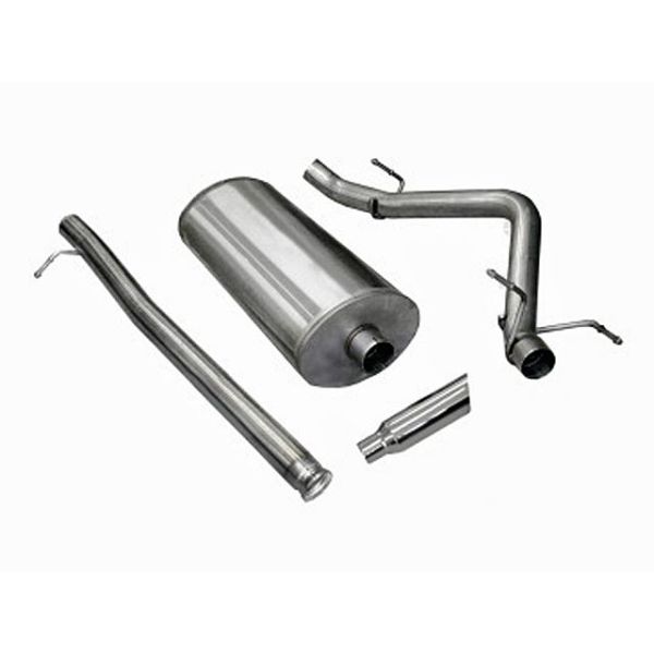 Corsa Performance Single Side Exit Catback with 4.0 Inch Tip - Sport Sound Level