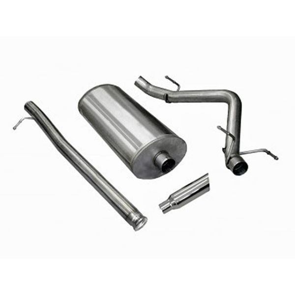 Corsa Performance Single Side Exit Catback with 4.0Inch Tip - Sport Sound Level