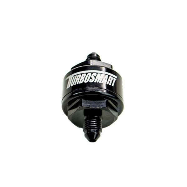 Turbosmart Billet Turbo Oil Feed Filter 44um -4AN - Black