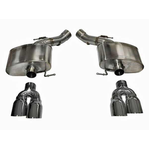 Corsa Performance Dual Rear Exit Axle-Back with Twin 4.0 Inch Tips - Sport Sound Level