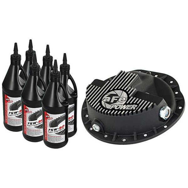 aFe Power Pro Series Front Differential Cover with Gear Oil aFe Power Pro Series Front Differential Cover with Gear Oil