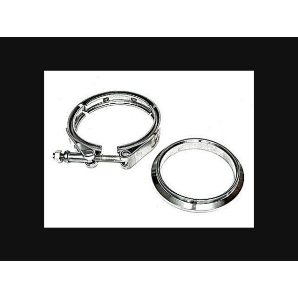 GT 3 Inch VBand Special Stainless Downpipe Flange and Clamp Set