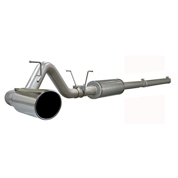 aFe Power Large Bore-HD 4 Inch 409 Stainless Steel Cat-Back Exhaust System