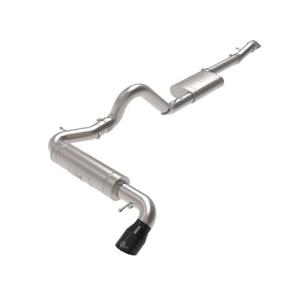 2021+ Bronco aFe Apollo GT 3" SS CAT Back Exhaust - Black Tip 2021+ Bronco aFe Apollo GT 3" SS CAT Back Exhaust - Black Tip