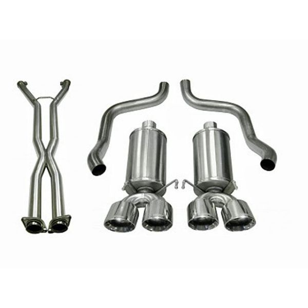 Corsa Performance Dual Rear Exit Catback with Twin 3.5 Inch Tips - Xtreme Sound Level