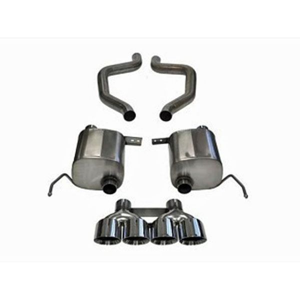 Corsa Performance Dual Rear Exit Axle-Back with Quad 4.5 Inch Tips - Sport Sound Level